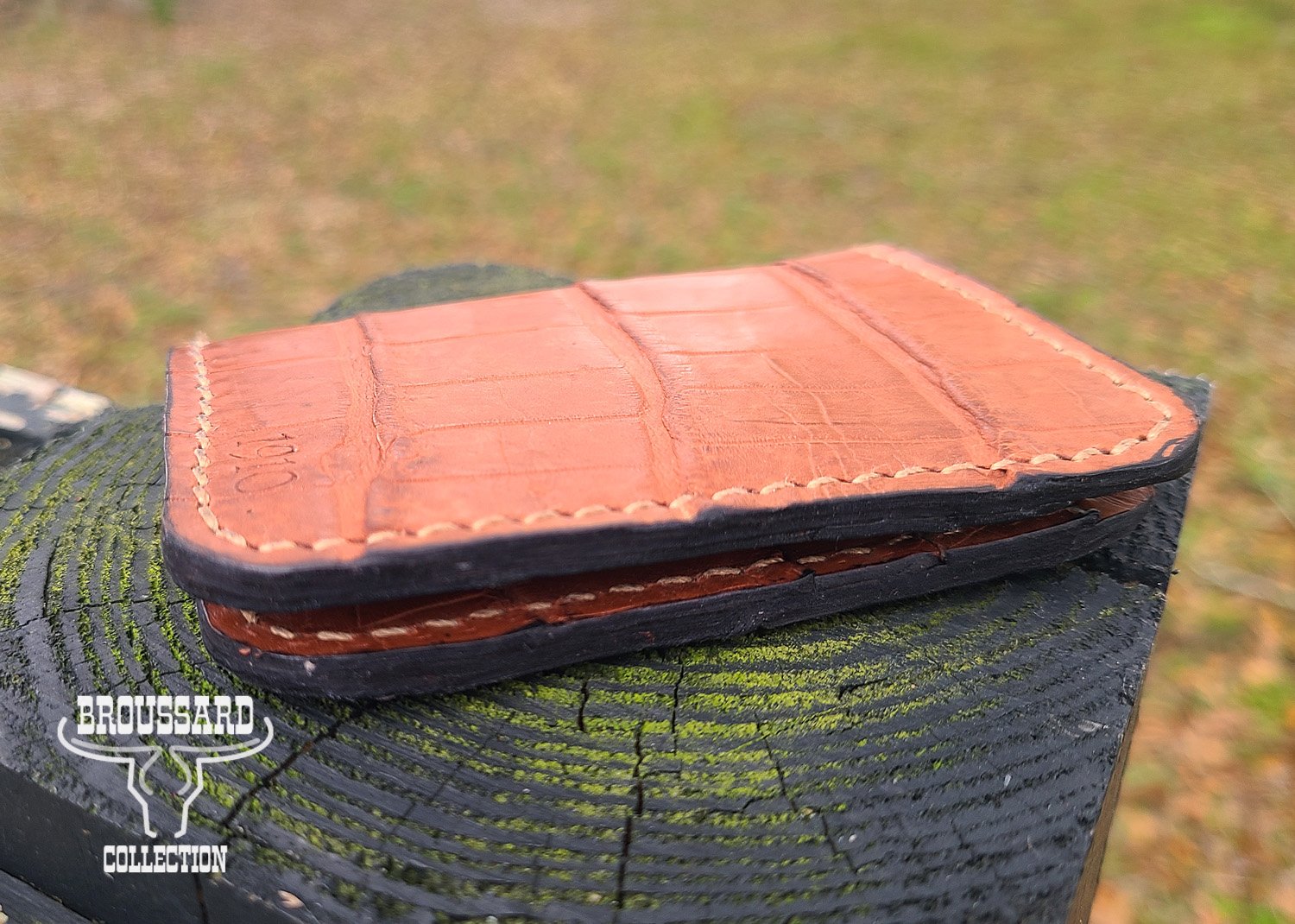 Handcrafted Alligator Skin Wallet - Image 4