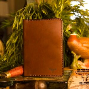 Handcrafted Hermann Oak Passport Wallet