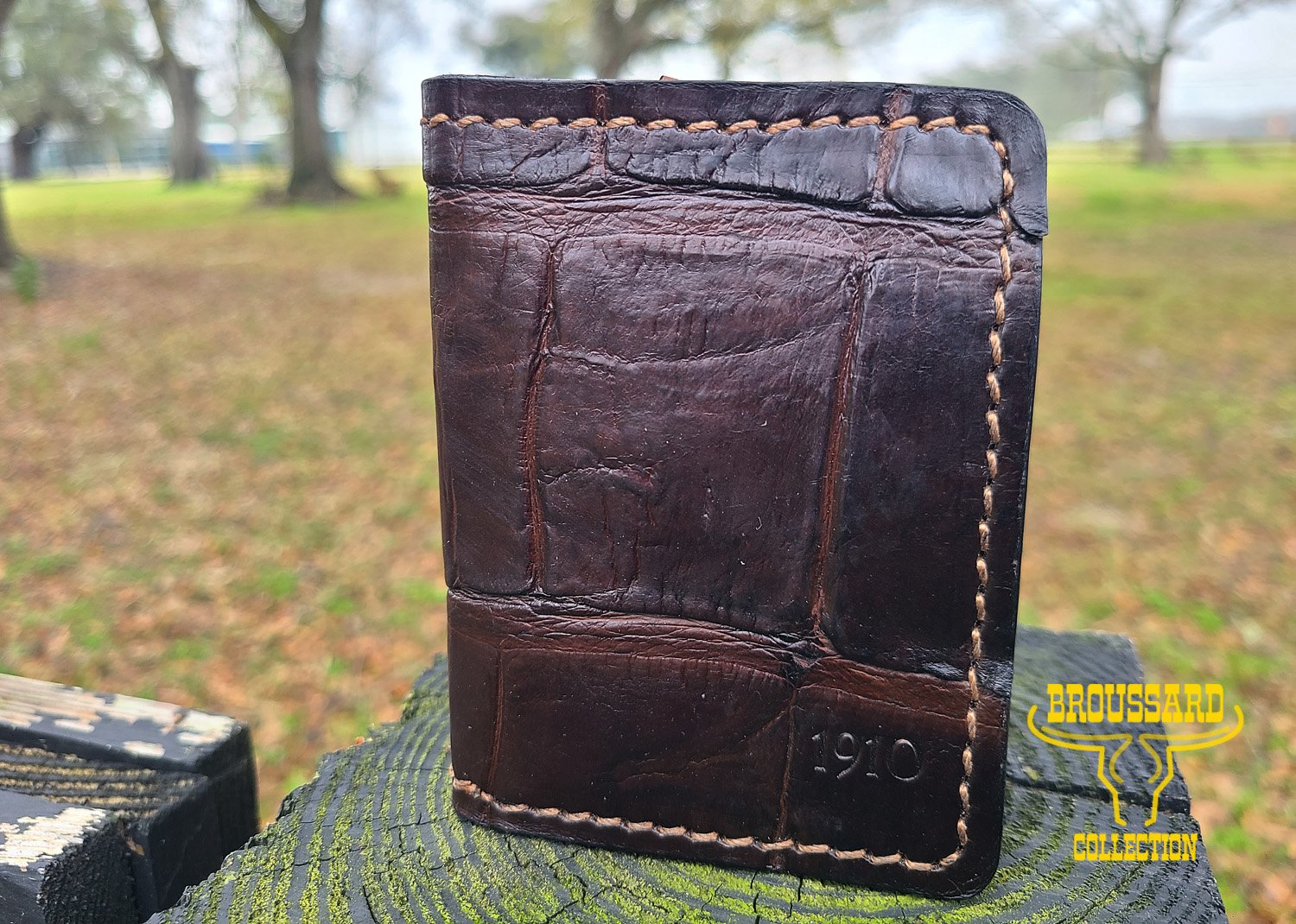 Handcrafted Alligator Skin Wallet