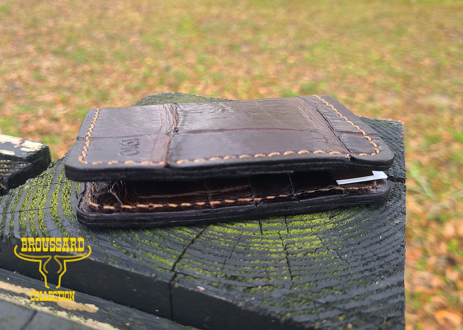 Handcrafted Alligator Skin Wallet - Image 4