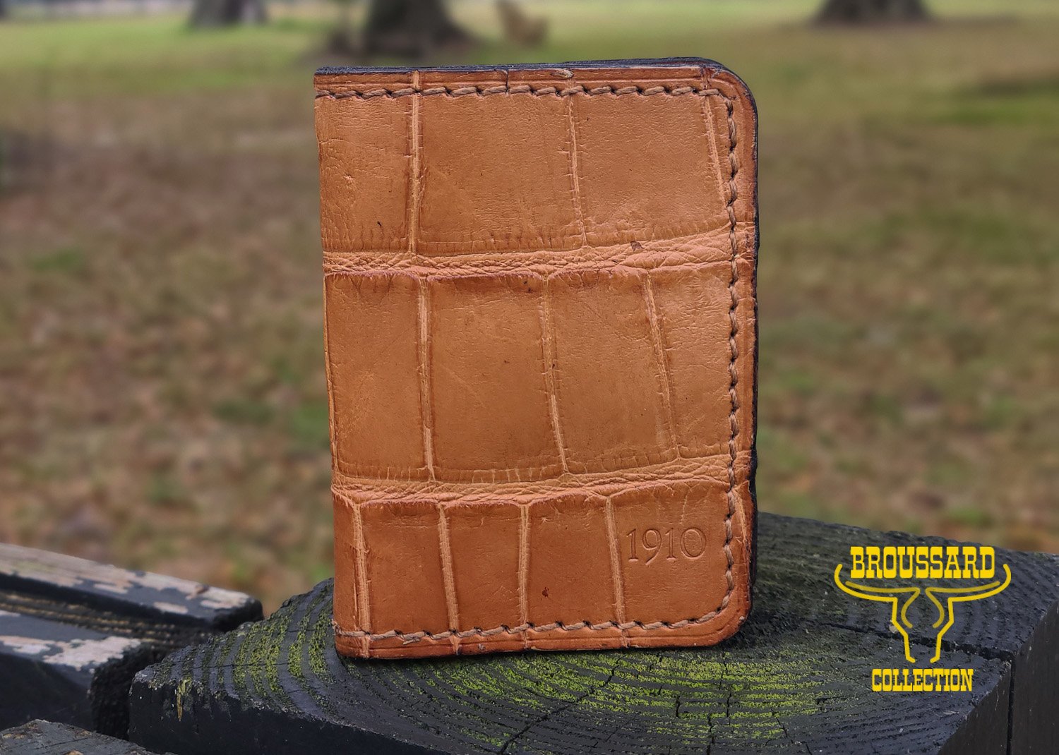 Handcrafted Alligator Skin Wallet