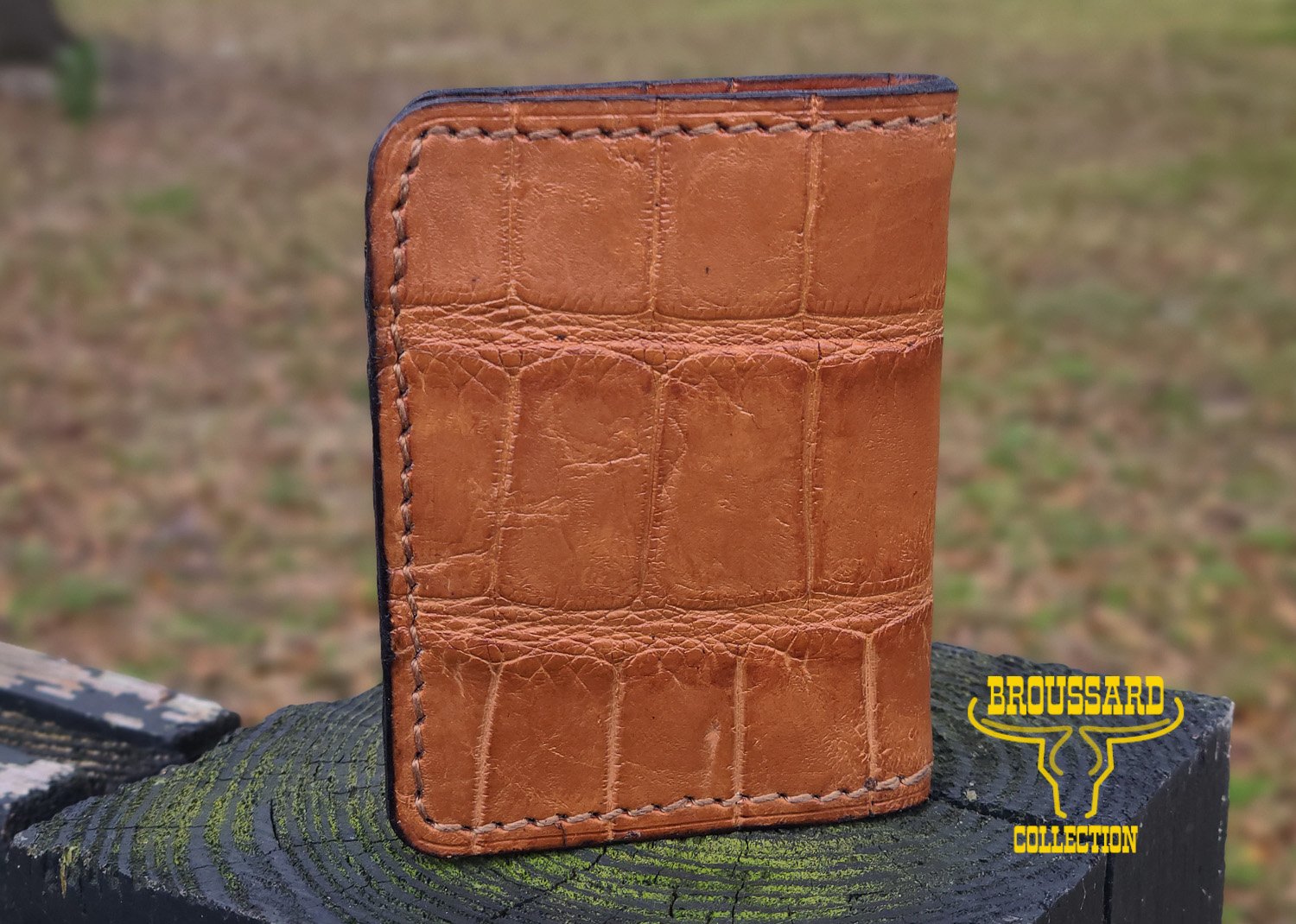 Handcrafted Alligator Skin Wallet - Image 3