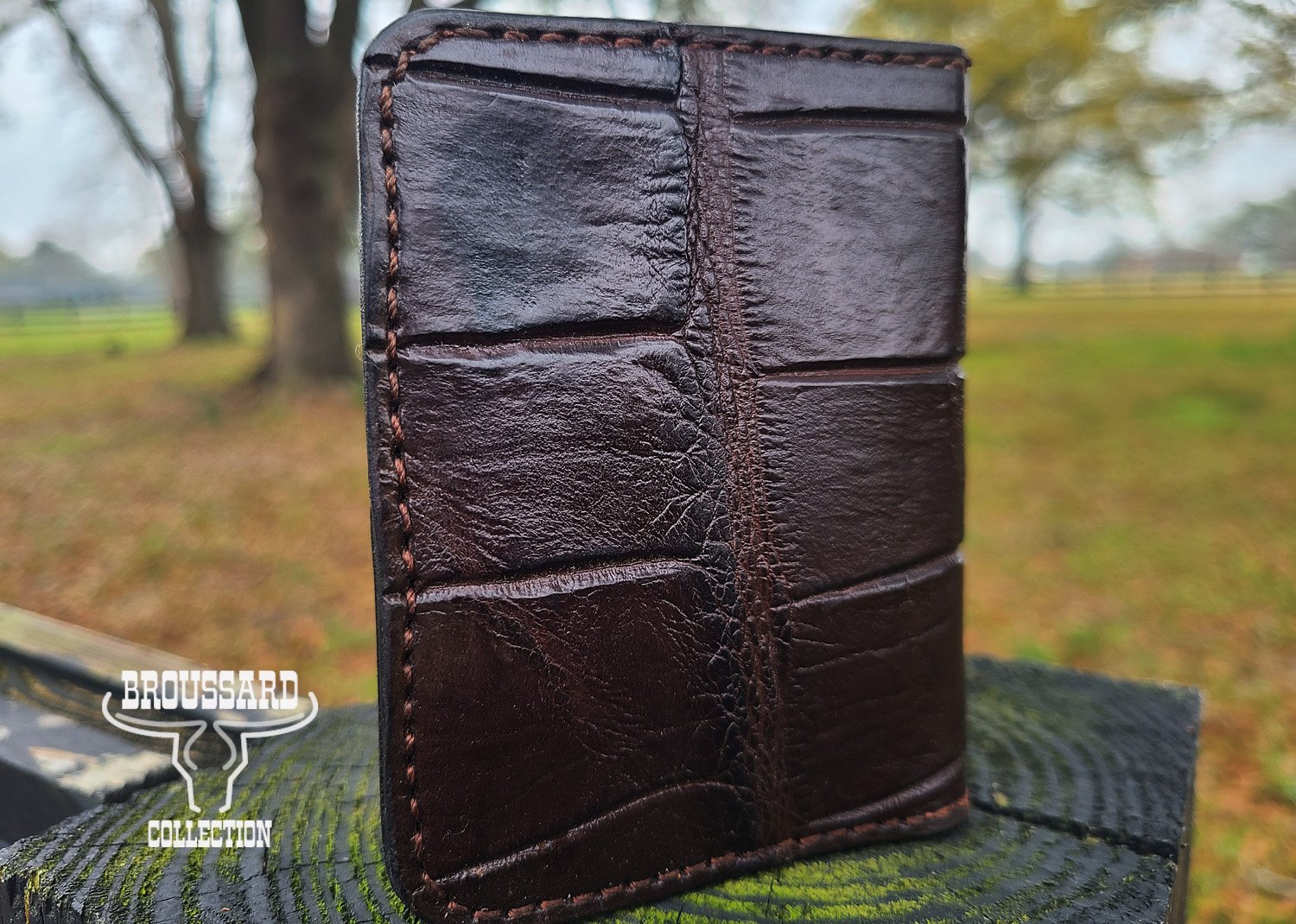 Handcrafted Alligator Skin Wallet - Image 3