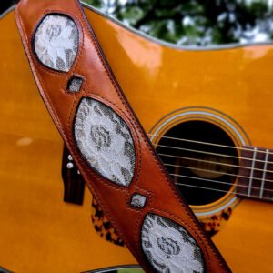 The Bayou One™ – Handcrafted Guitar Strap – Southern Lace