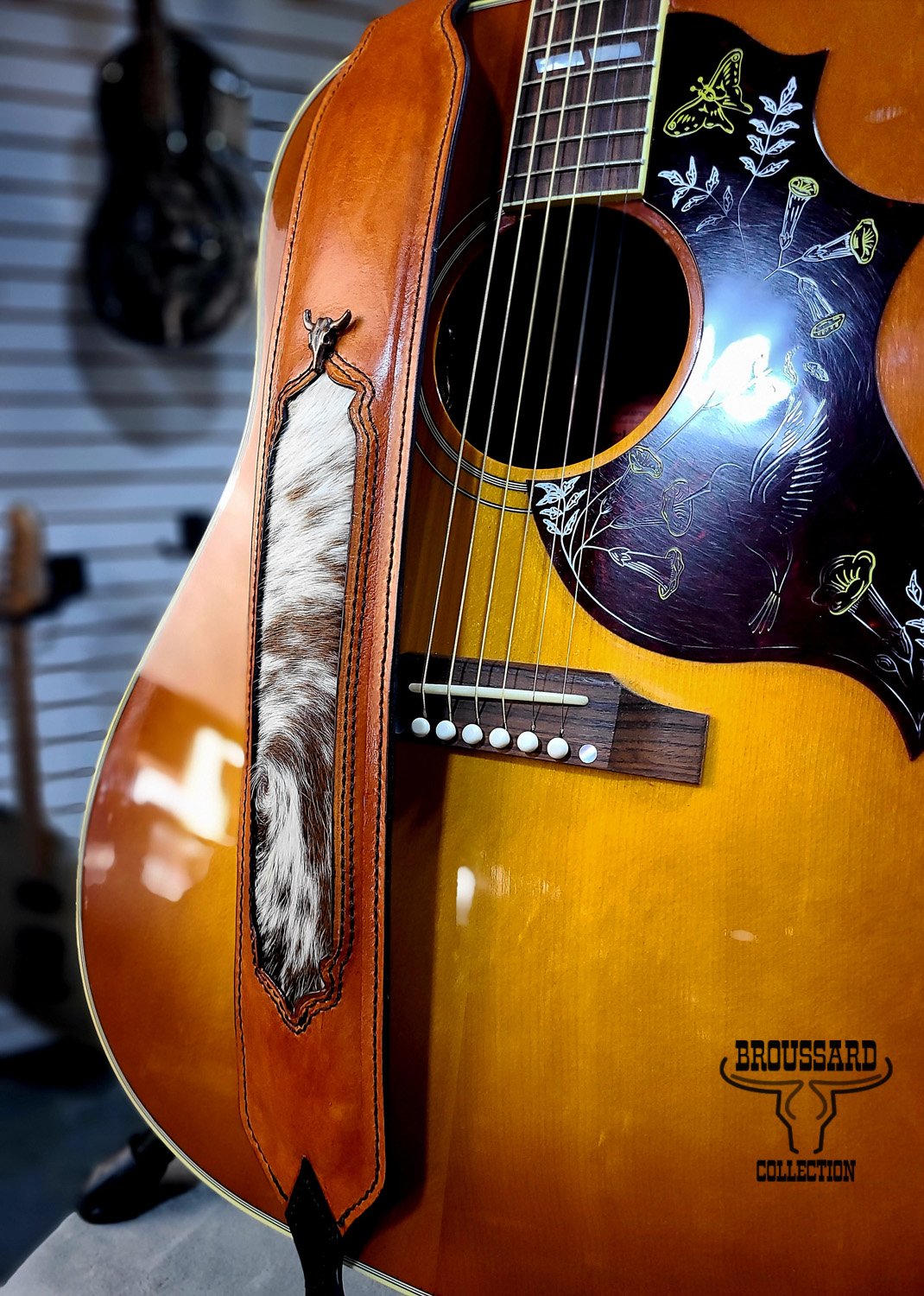 The Bayou One™ – Handcrafted Guitar Strap – The Longhorn - Image 3