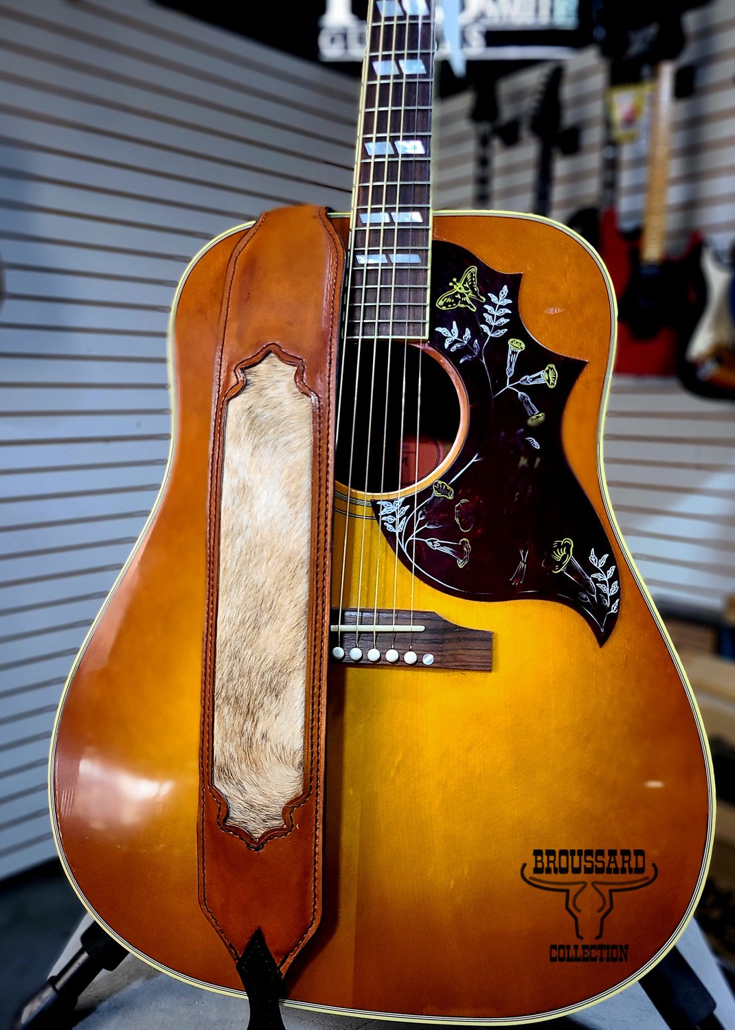 The Bayou One™ – Handcrafted Guitar Strap – The Prairie Gold