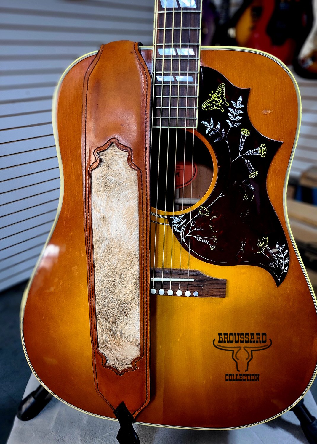 The Bayou One™ – Handcrafted Guitar Strap – The Prairie Gold - Image 3