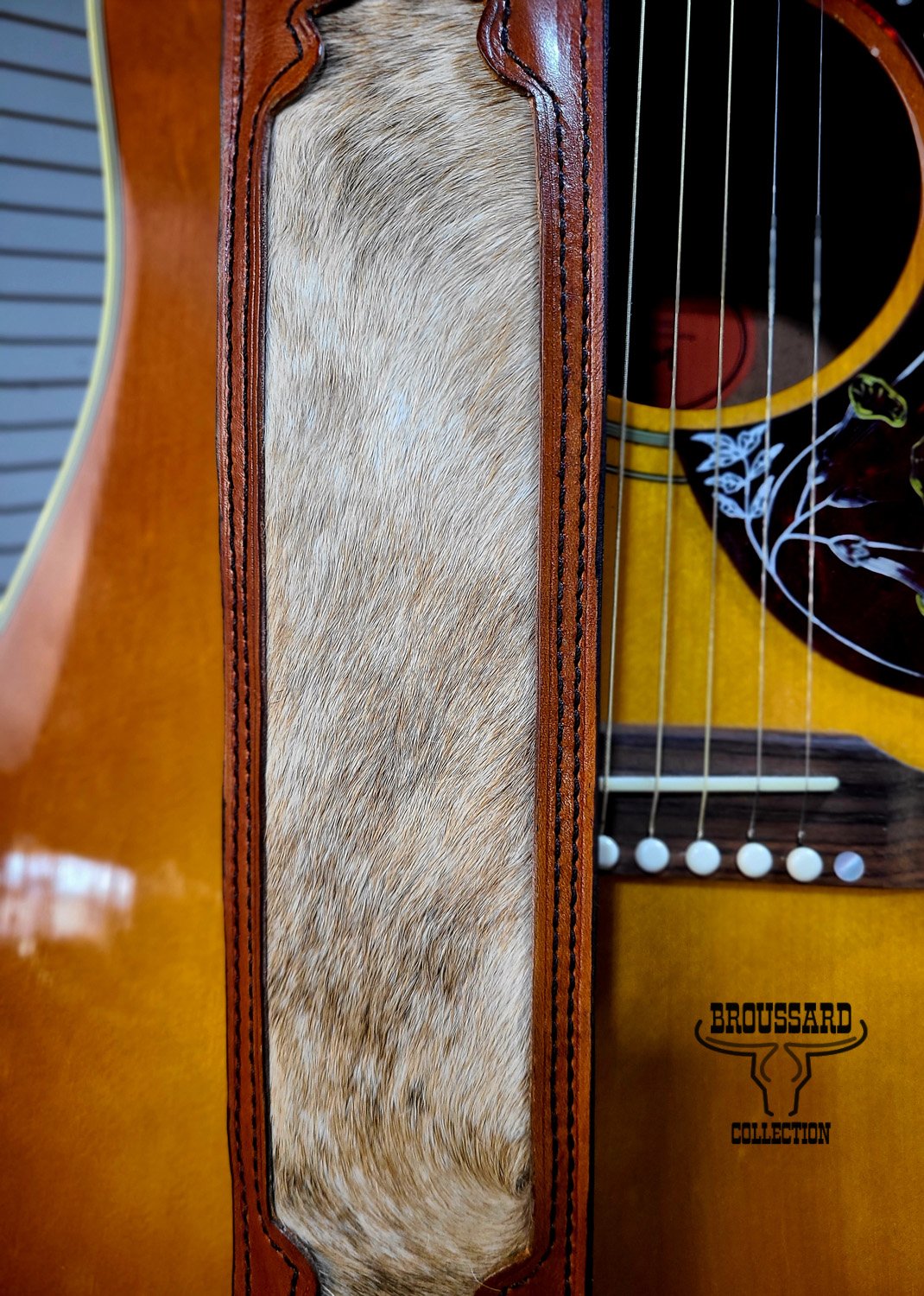 The Bayou One™ – Handcrafted Guitar Strap – The Prairie Gold - Image 4
