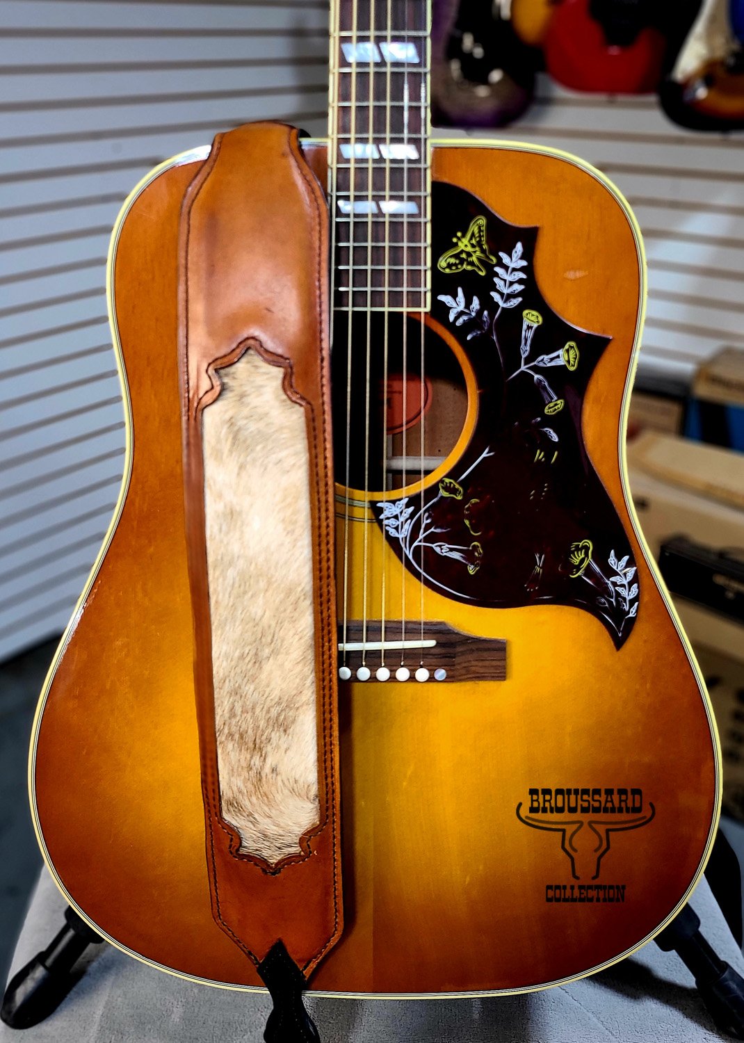 The Bayou One™ – Handcrafted Guitar Strap – The Prairie Gold - Image 2