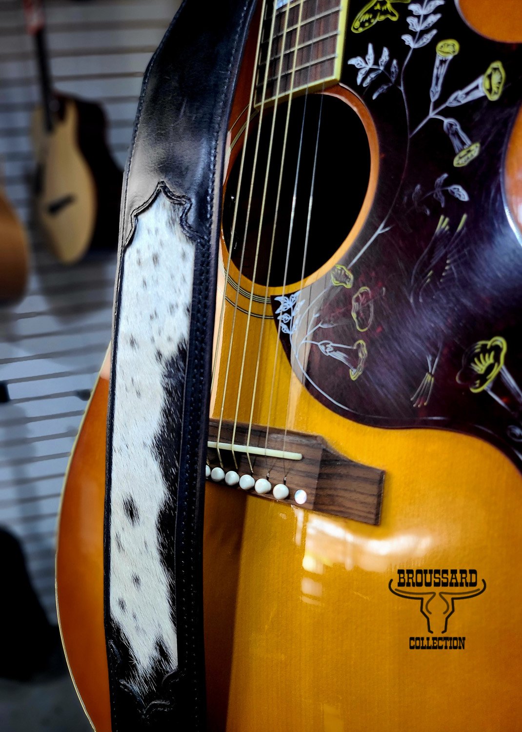 The Bayou One™ – Handcrafted Guitar Strap – The Midnight Range - Image 4